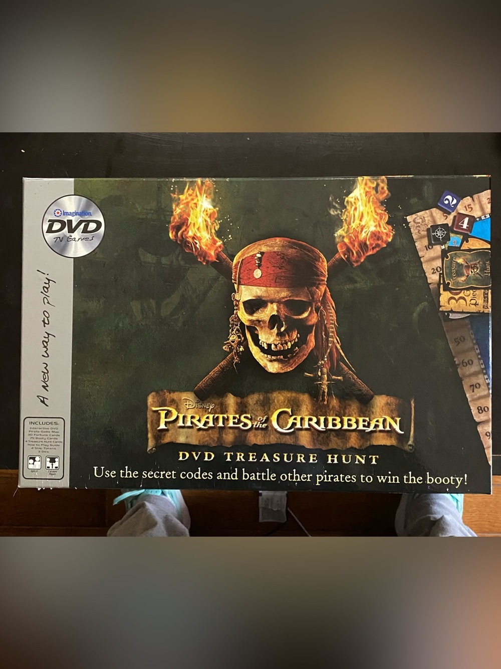 Pirates of the Caribbean, DVD TREASURE HUNT GAME cards never opened,not played
